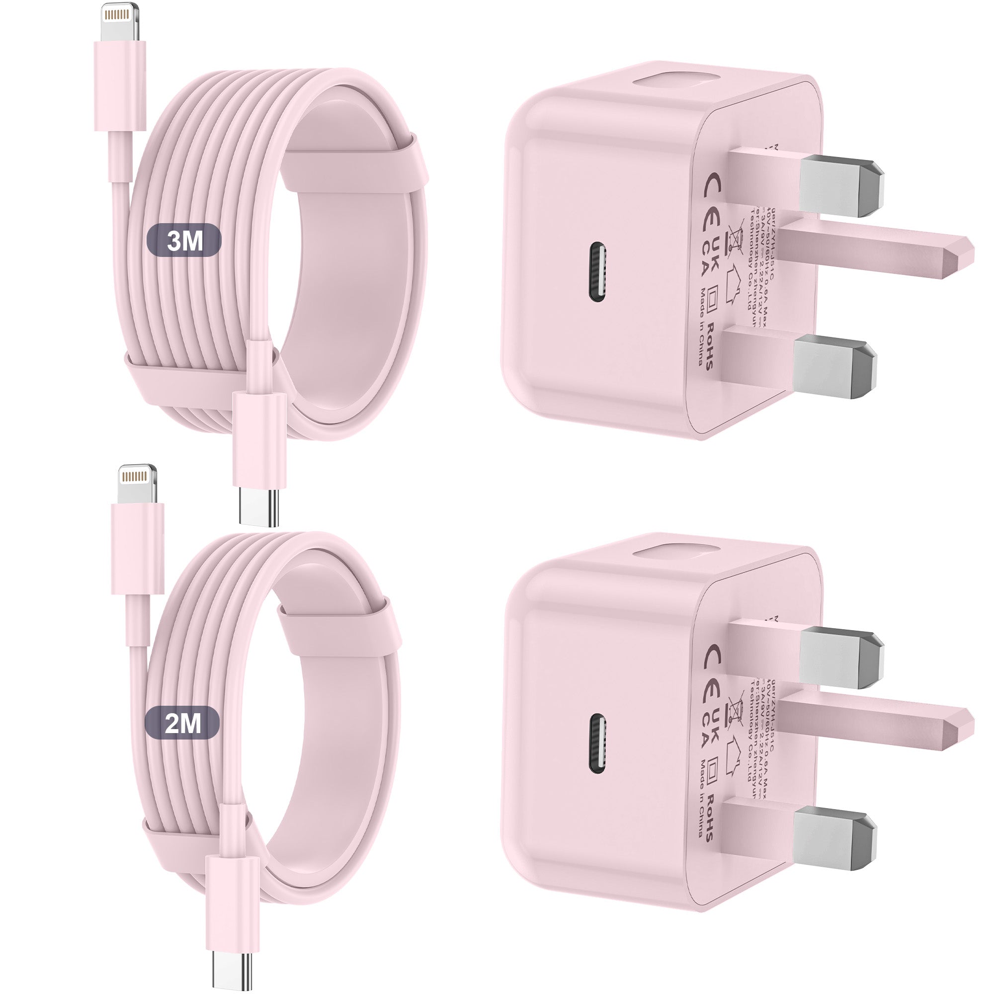 Fast Charge for iPhone 14 13, 2Pack PD for iPhone charger Fast Charge UK Plug With iPhone Charger Cable [ MFi Certified] Fast Charging Lightning Cable for iPhone 14 13 12 11 Pro Max XS X 8 6, iPad